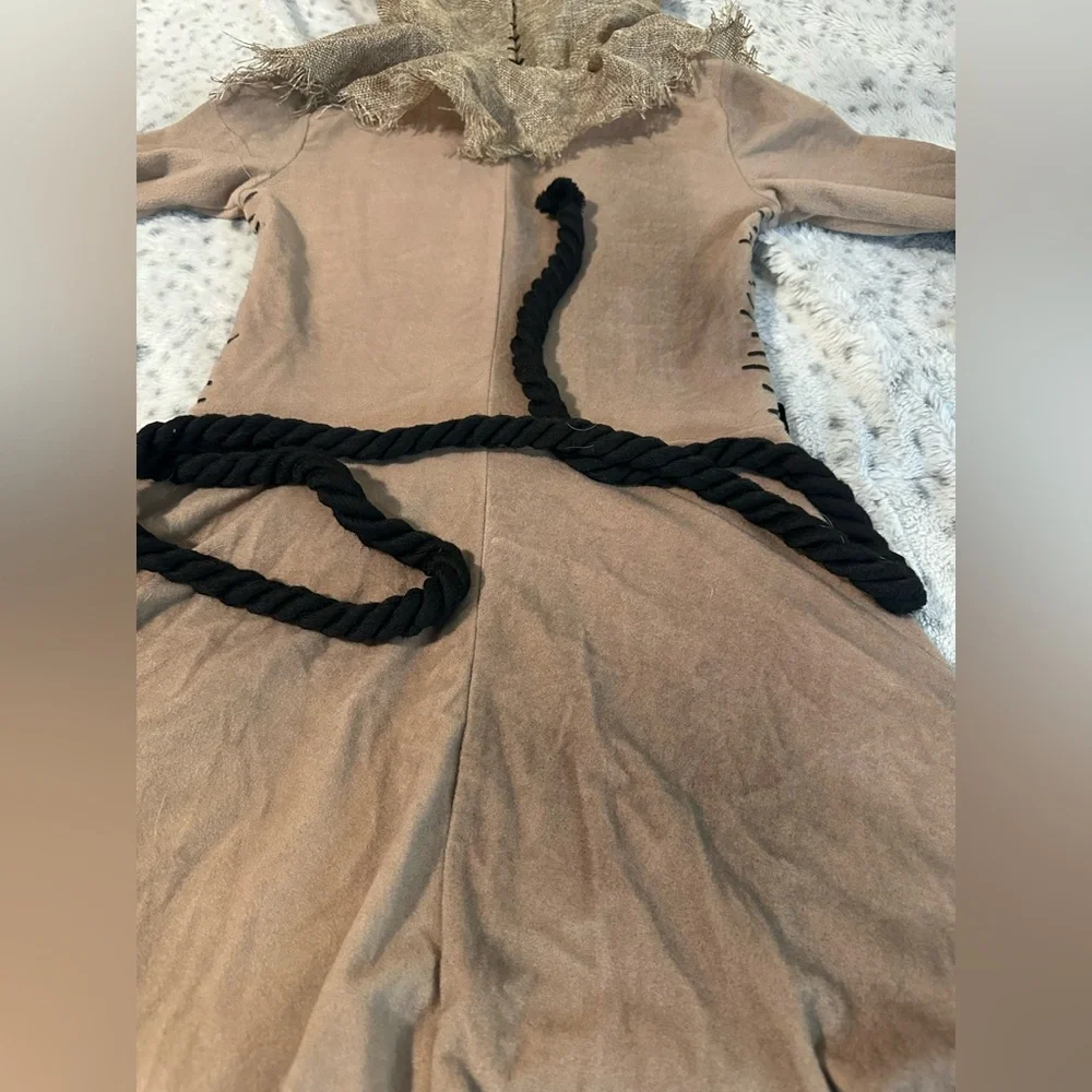 Disney The Nightmare Before Christmas Brown Costume with Green Lining - Picture 6 of 6